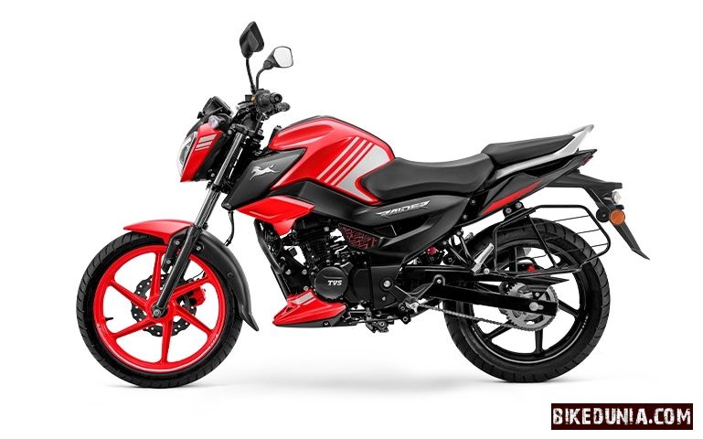 TVS Raider TFT DD 2026 Striking Red