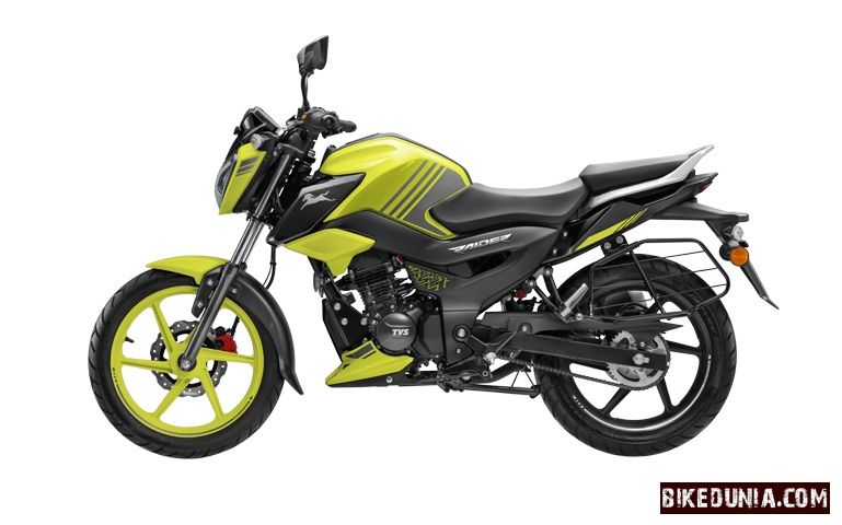 TVS Raider TFT DD 2026 Nitro Green