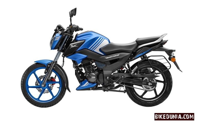 TVS Raider TFT DD 2026 Metallic Blue