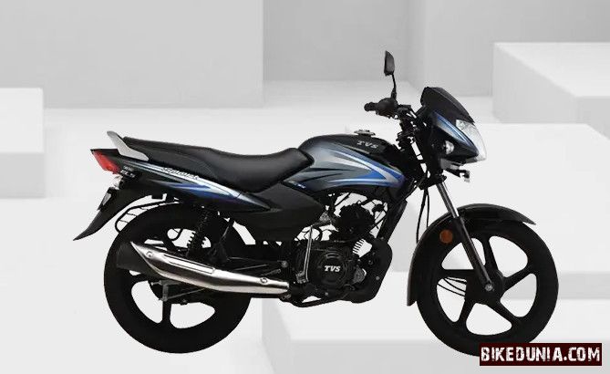 TVS Sport Black Blue