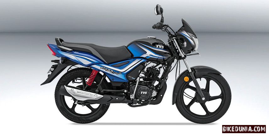 TVS Star City Plus Black Blue