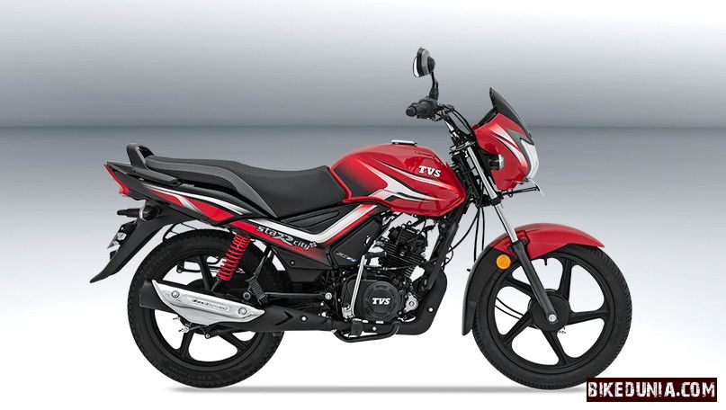 TVS Star City Plus Red Black