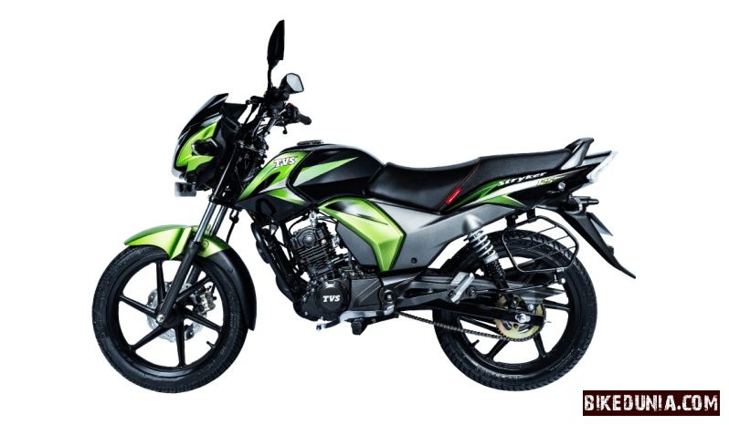 TVS Stryker 125 Green Black