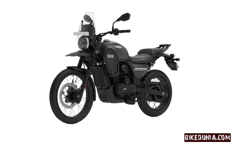 Yezdi Adventure Single Headlight Tornado Black
