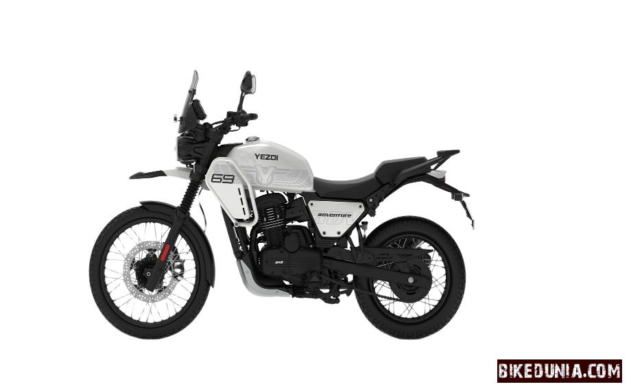 Yezdi Adventure Twin Headlight Glacier White THL
