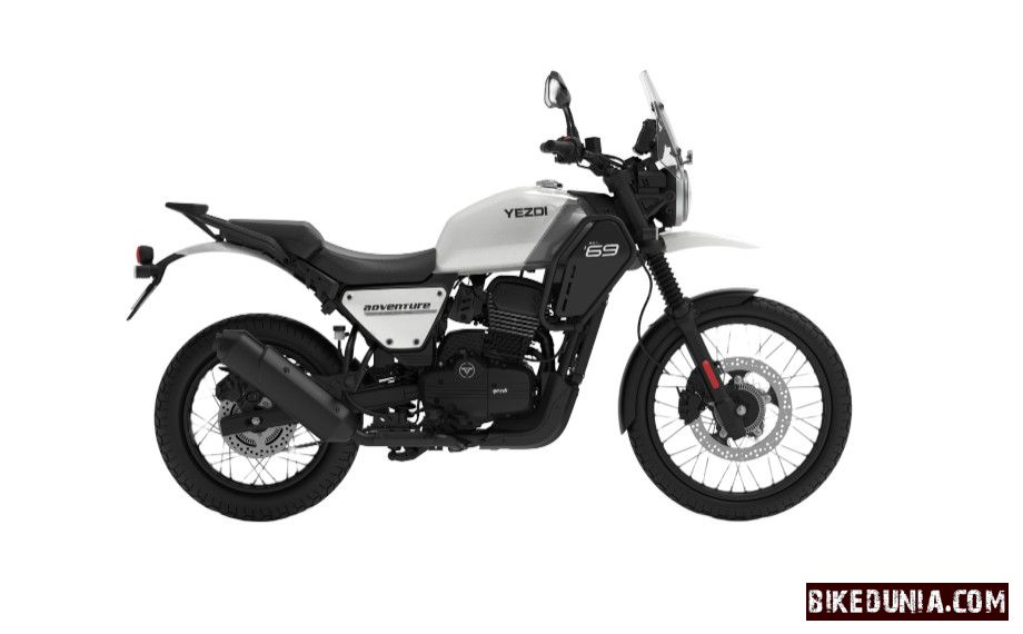 Yezdi Adventure Glacier White (Gloss)