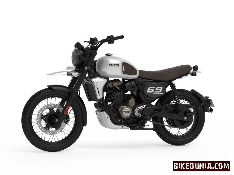 Yezdi Scrambler 2026 Grey Panther