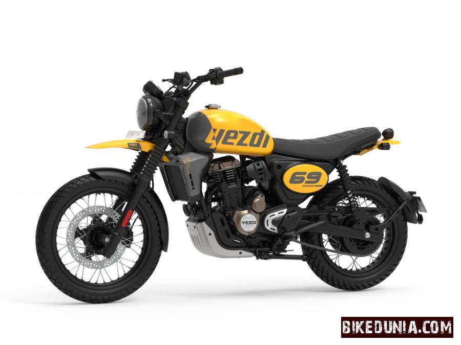 Yezdi Scrambler 2026 OG Yellow