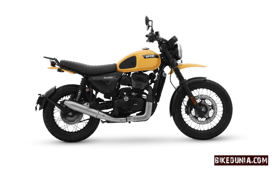 Yezdi Scrambler - Yelling Yellow