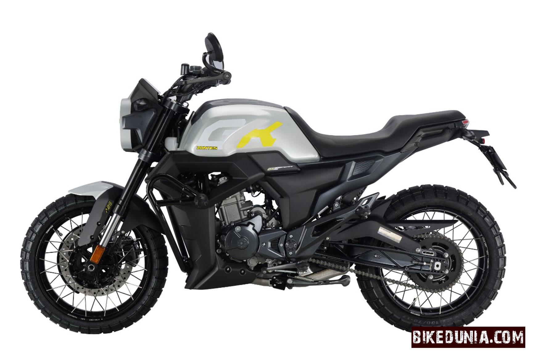 Zontes ZT155-GK Silver & Yellow