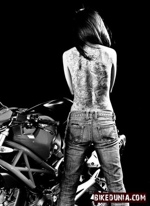 Biker Girl Attitude