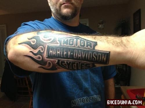 Harley Davidson Logo Tattoo