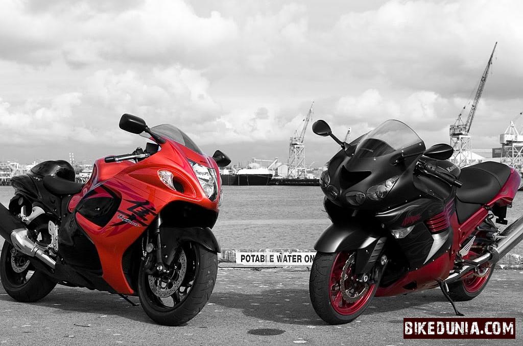 Head to Head: Kawasaki Ninja ZX-14R and Suzuki Hayabusa