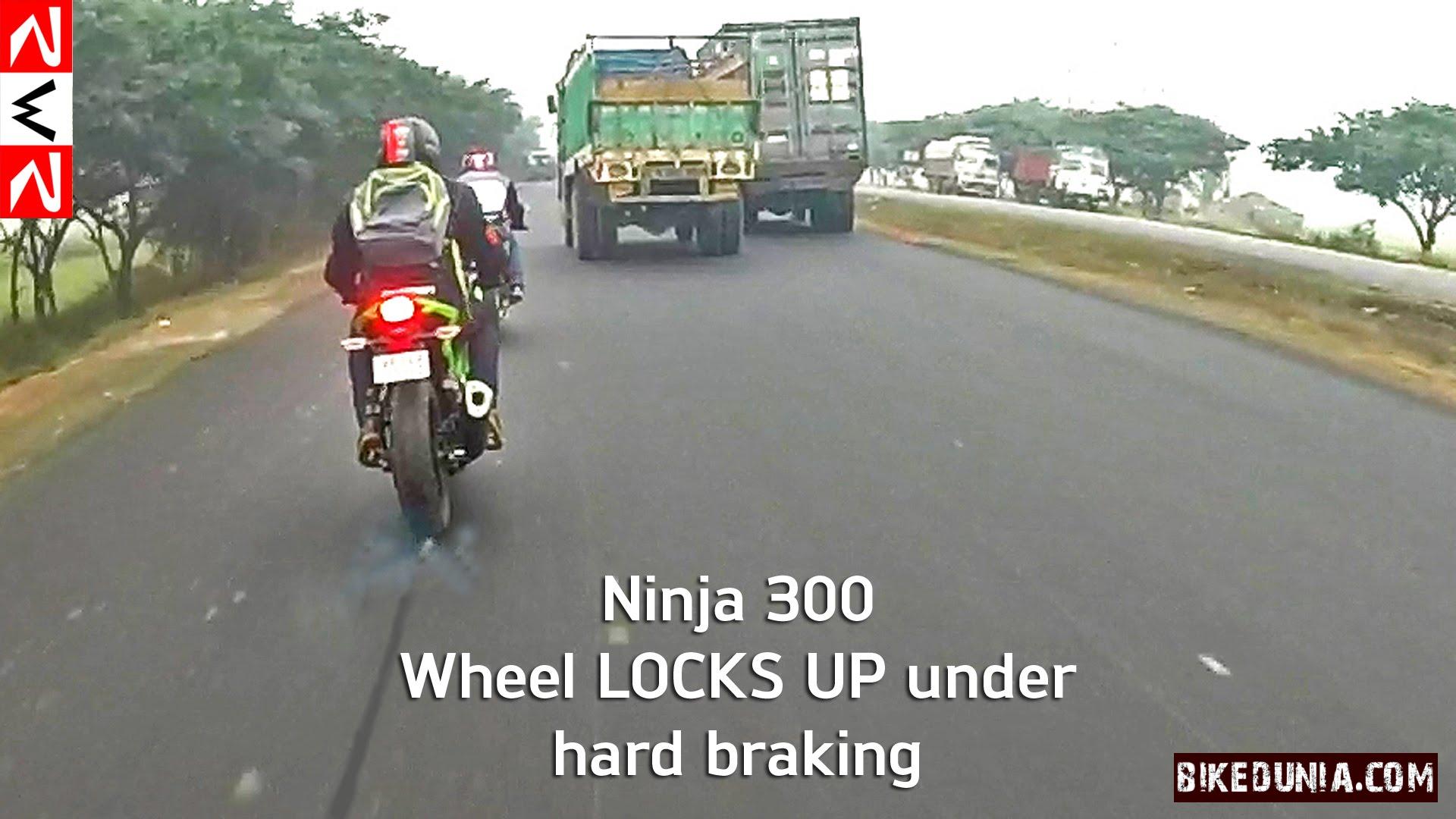 Ninja Rear Wheel Lockup